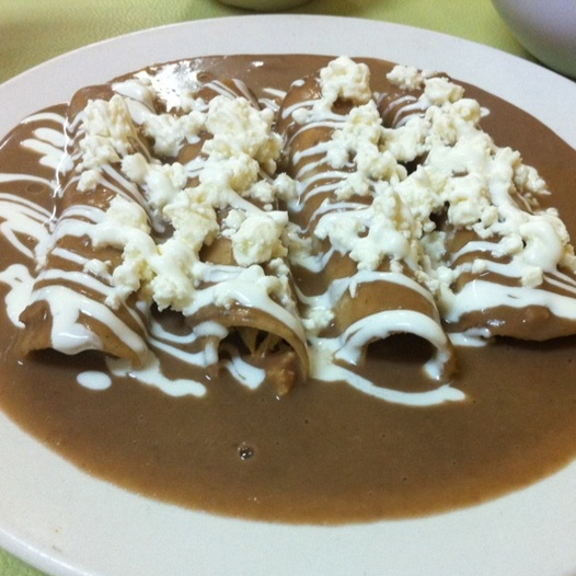 Enfrijoladas de Pollo