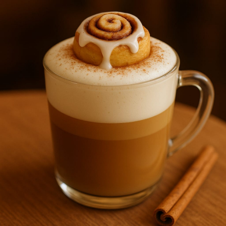 Capuchino de Roll de Canela