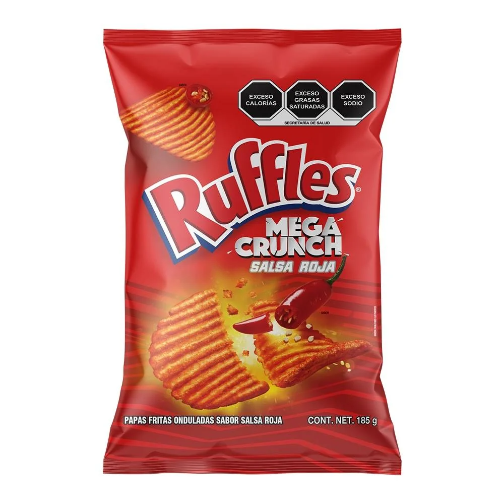 Ruffles Mega Crunch Salsa Roja 42g