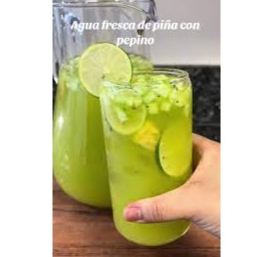 Agua de Pepino con Piña 1 L