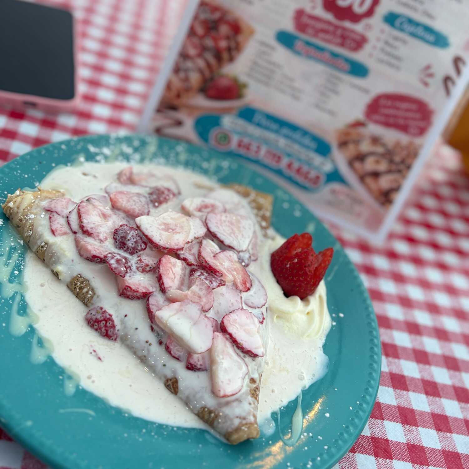 Crepa Fresas /Crema