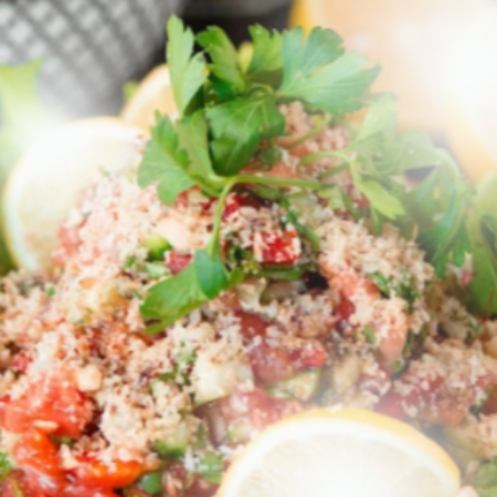 Atún con Pico de Gallo