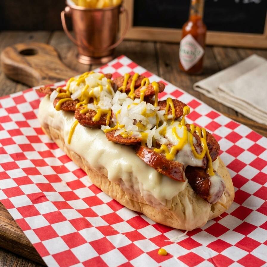 Choriperro Con Chorizo Artesanal De Cerdo