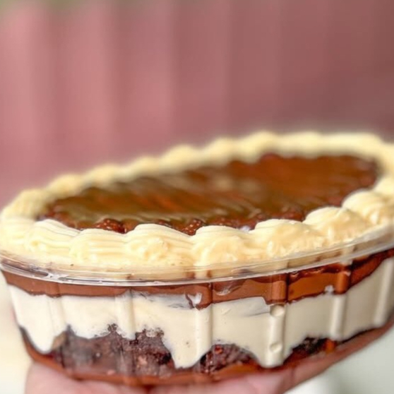 Nosso mouse de ninho, brigadeiro 50$ brigadeuro ninho e brownie