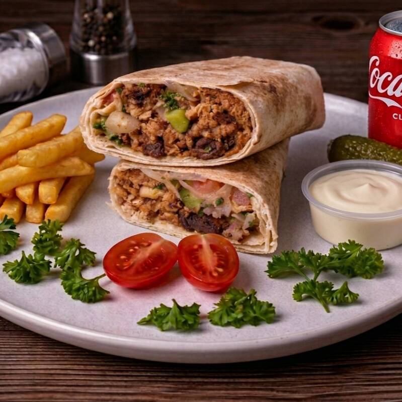 Combo Mustawarma Kabab de Pollo