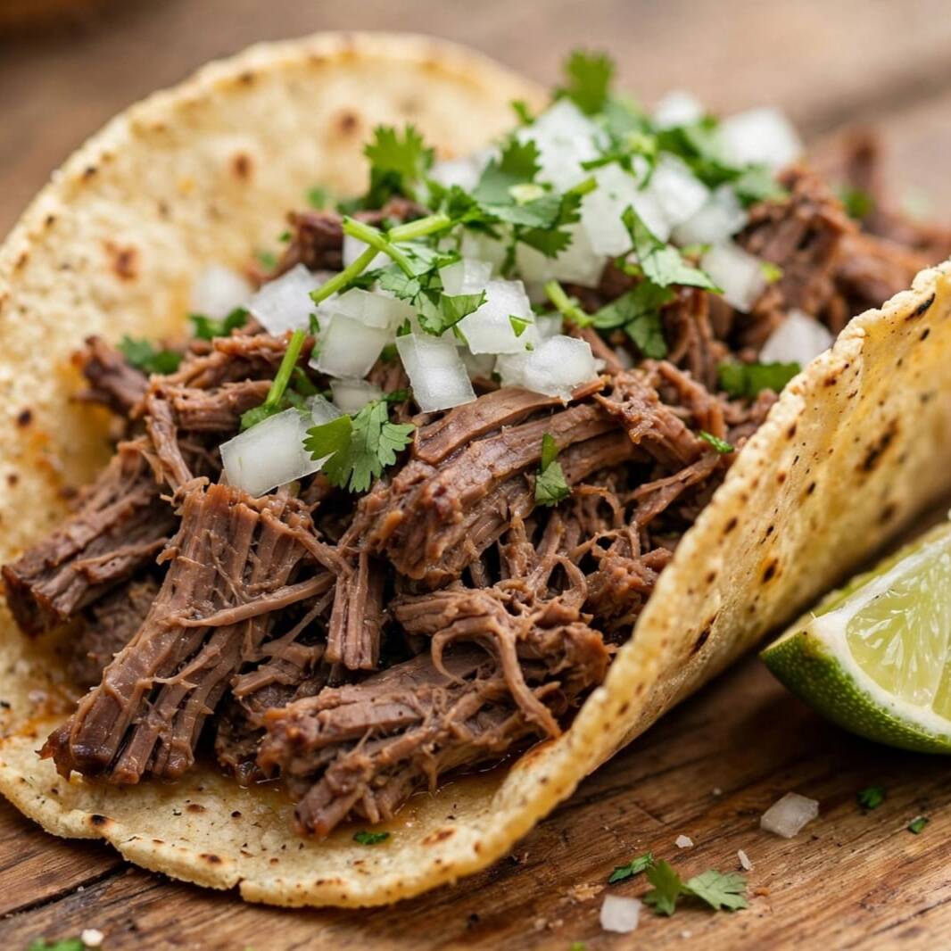 Taco Sencillo de Tatema de Res