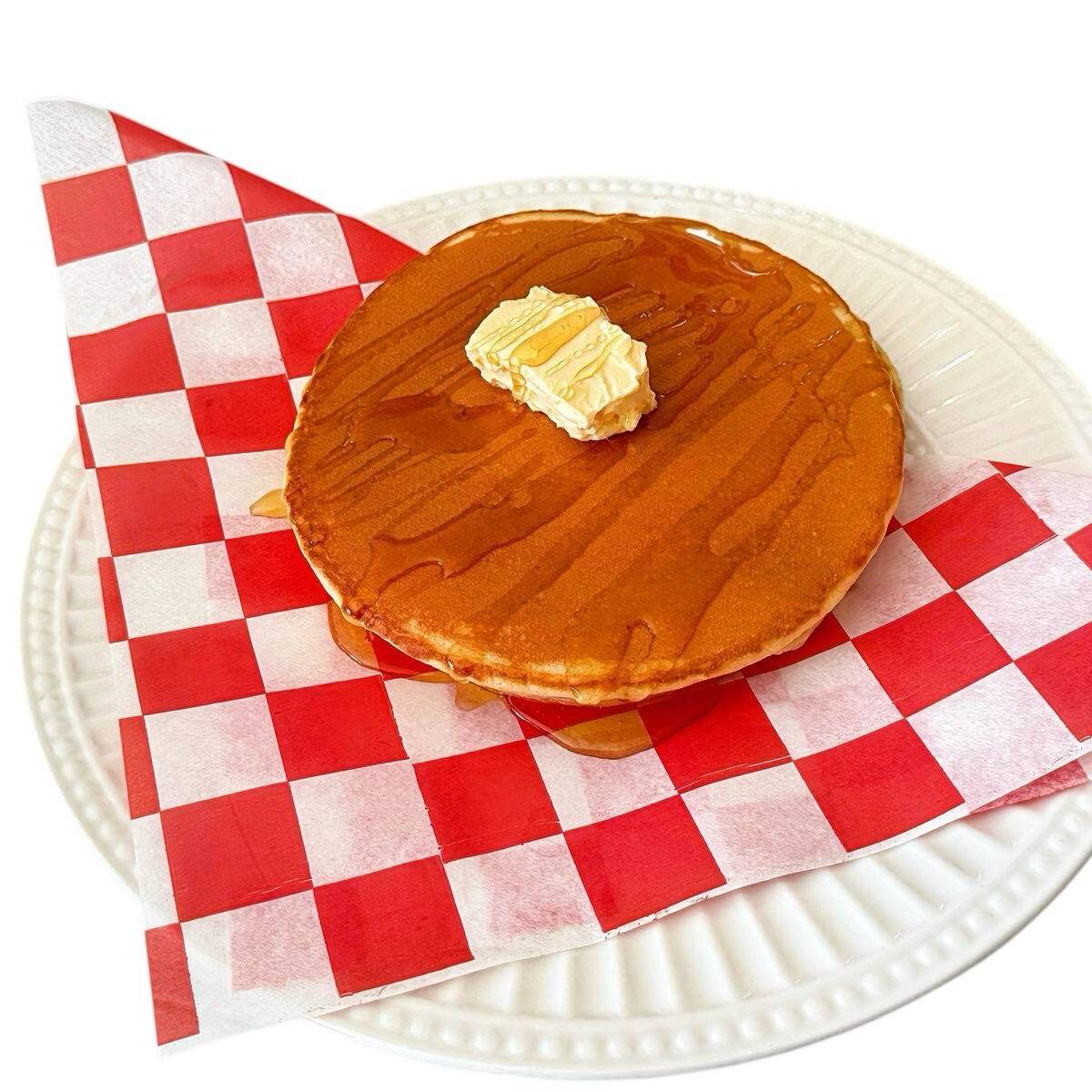 Hot Cakes con Mantequilla y Miel