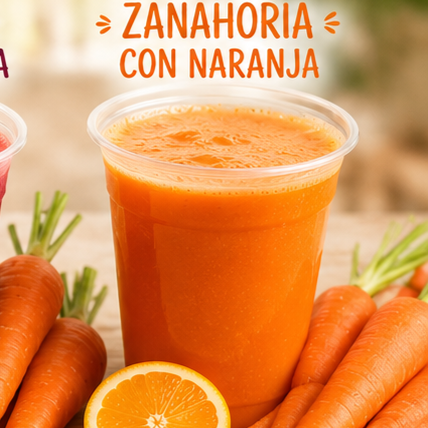 Jugo Naranja con Zanahoria 16 oz