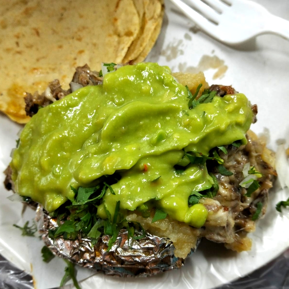 Papa de Carne Asada