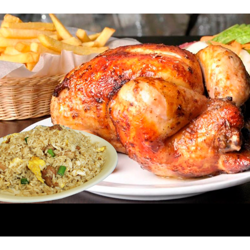 1 Pollo con Arroz Chaufa y Papa Amarilla