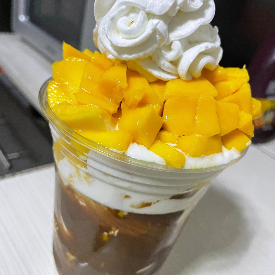 Vaso de Mango con Crema 12 Oz