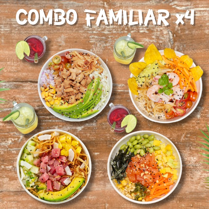 Poke Combo Familiar (x4)
