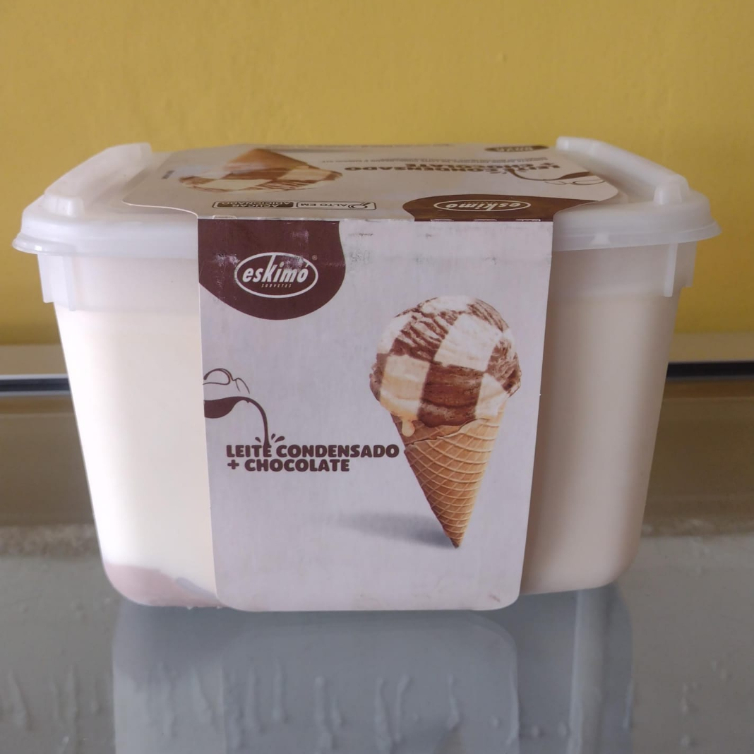 Sabor leite condensado com chocolate. 2lt