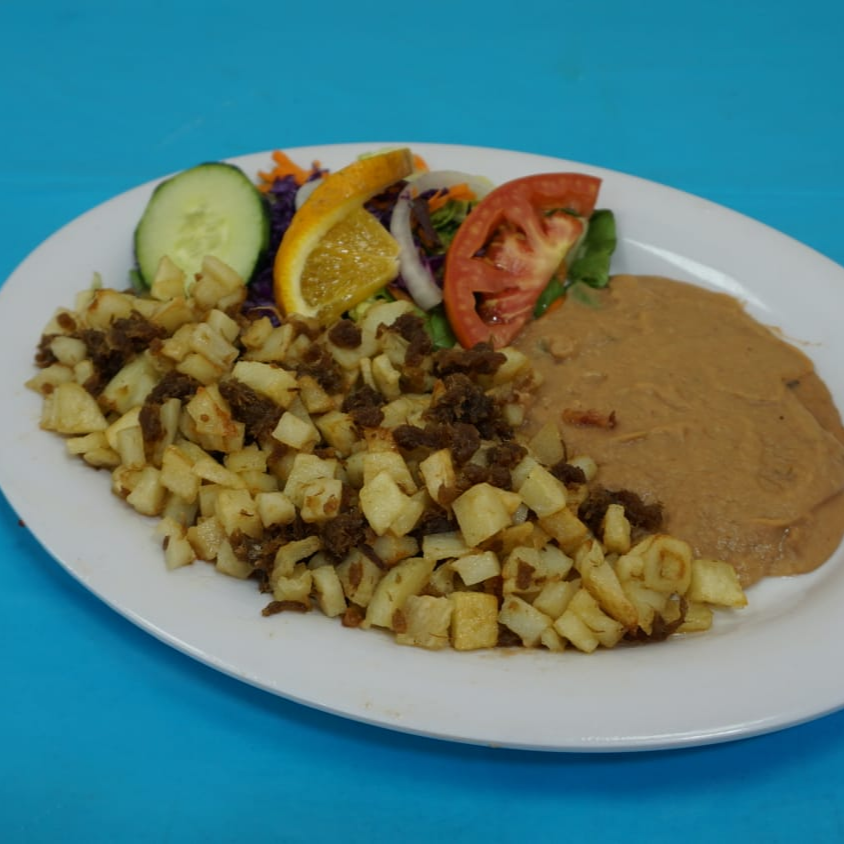 Orden de Papas con Machaca