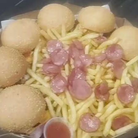 6 X TUDO COM BATATA COM CALABRESA + GUARANA 2L