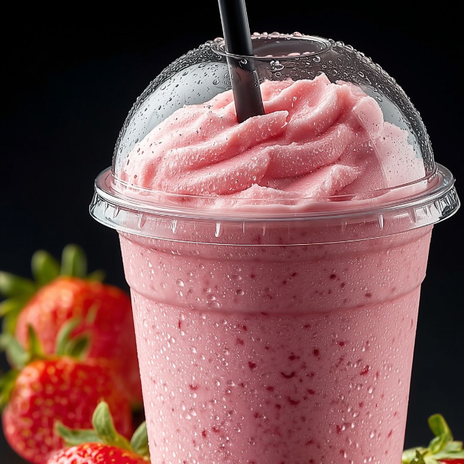 Malteada de Fresa