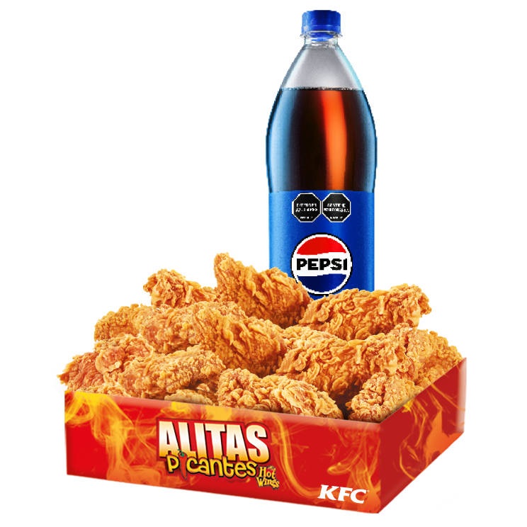 20 Alitas Picantes Gaseosa