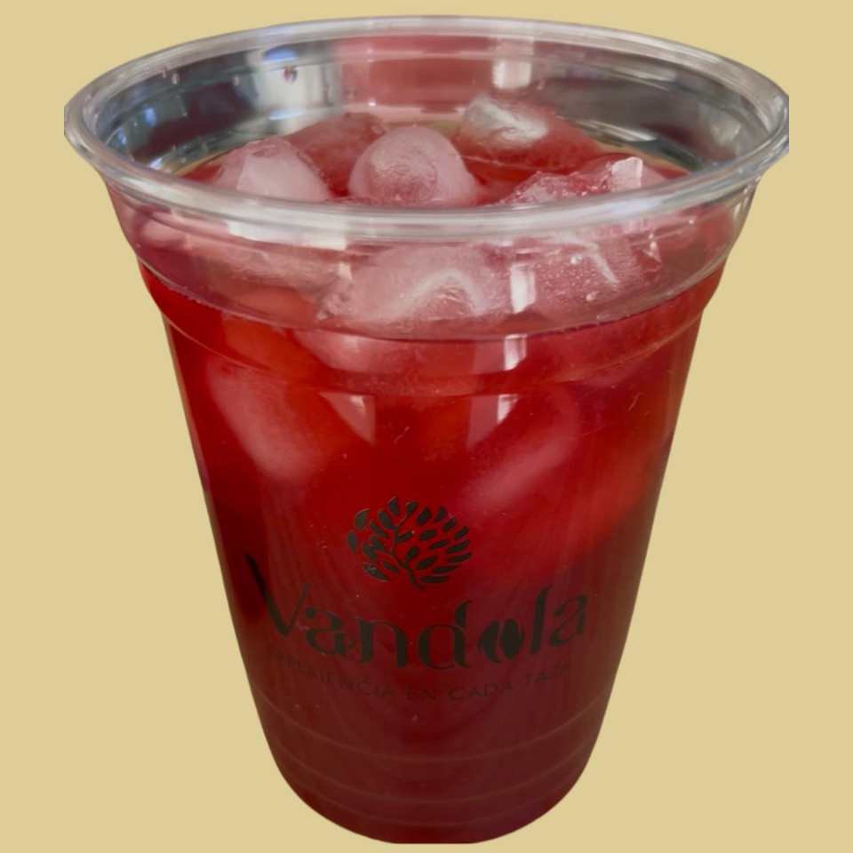 Infusión helada de Granada y Frambuesa