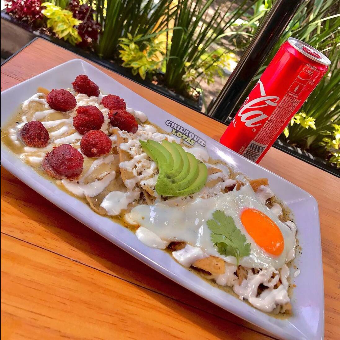 Orden de Chilaquiles Bomba Chuy