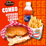 Combo Estirada+papas+bebida