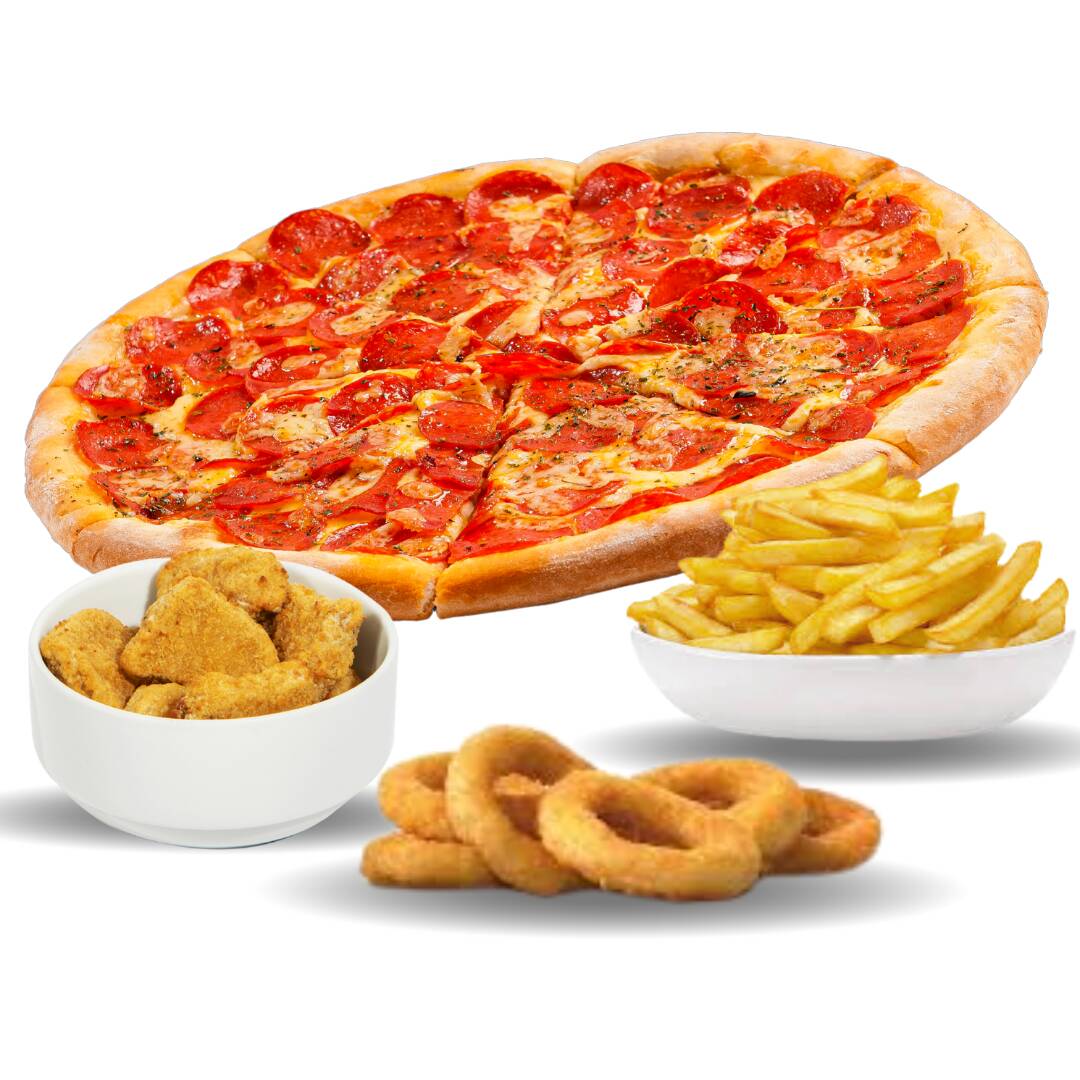 Pizza de Pepperoni Extra Grande + Complemento