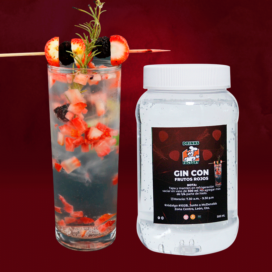 Gin & Tonic Frutos Rojos 500 ml