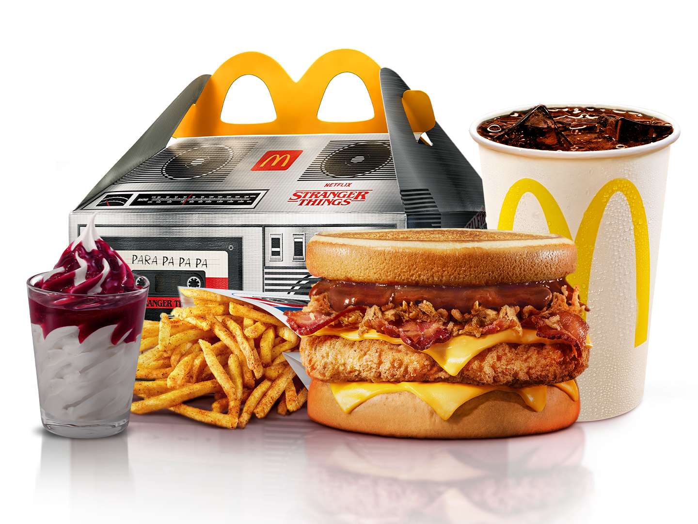 McCombo grande Stranger Things pollo y helado