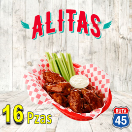 Alitas 16 Piezas