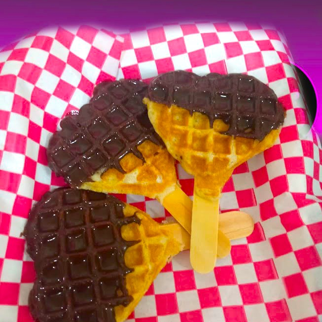 Mini Waffles enamorados❤️❤️