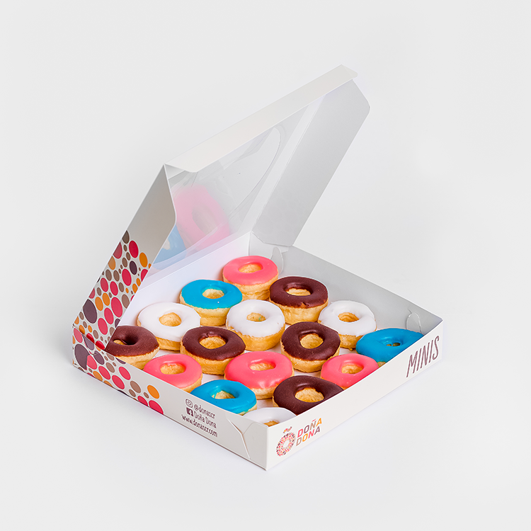 Caja de 18 Mini Donas Clásicas