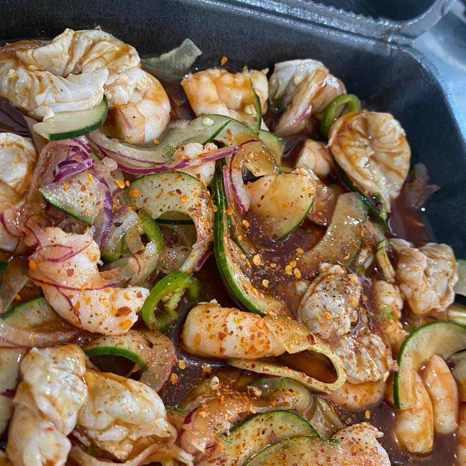 Aguachile Camarón Crudo