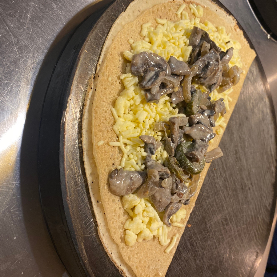 Crepa de Champiñones Preparados