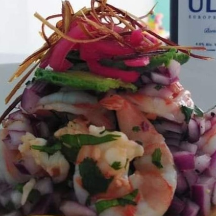 Ceviche Yuca de Camarón