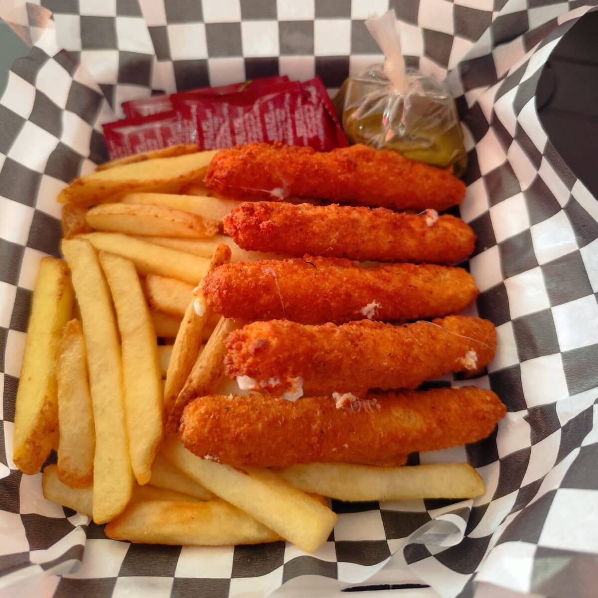 5 Dedos de Queso con Papas