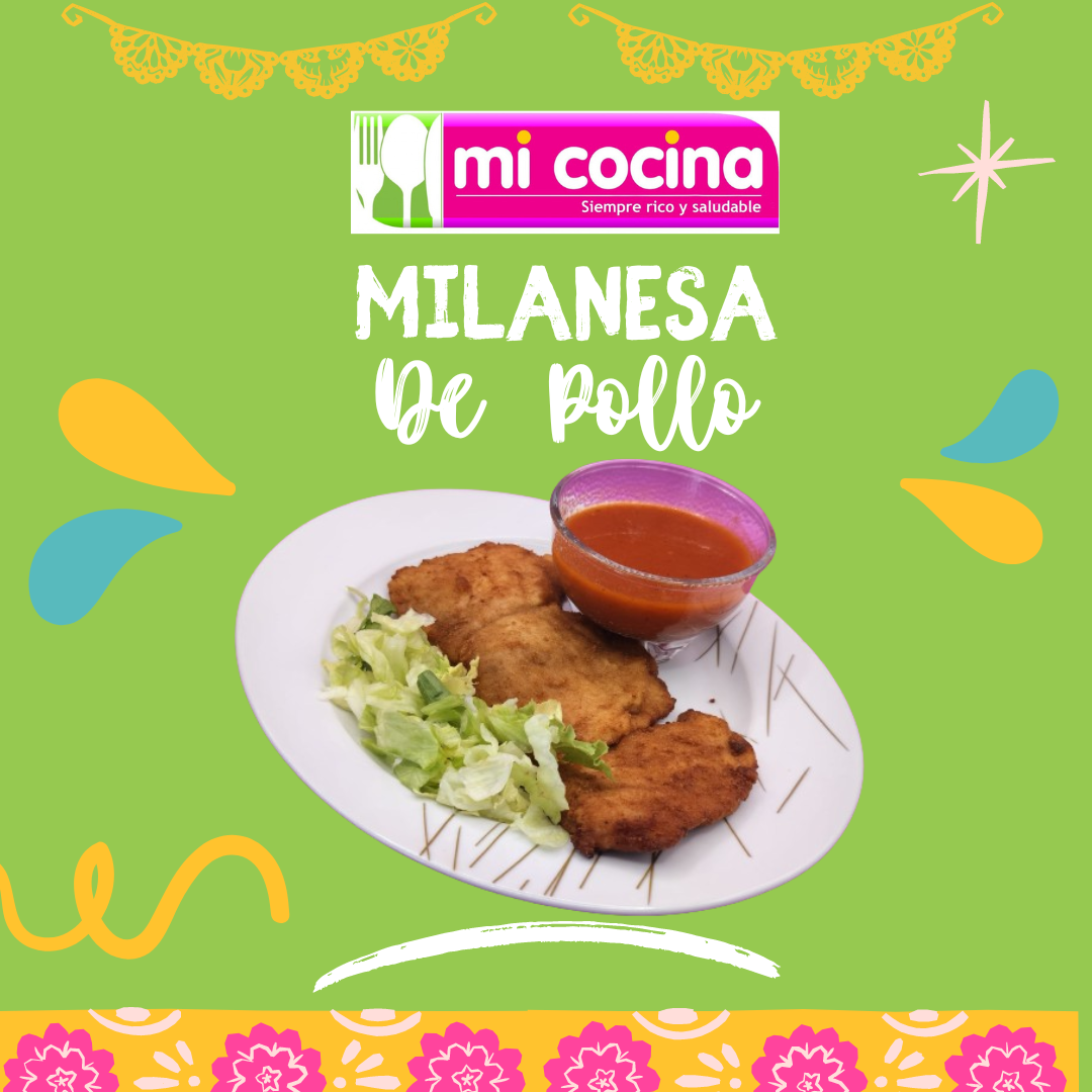 Milanesa de Pollo Empanizada