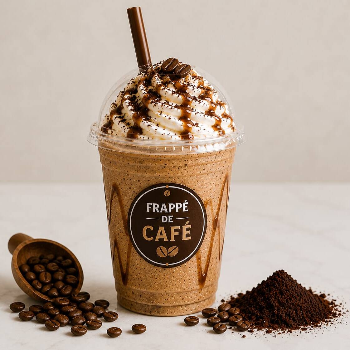 Frappé de café