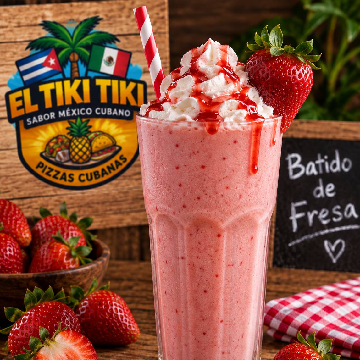 Batido de Fresa 1 Litro