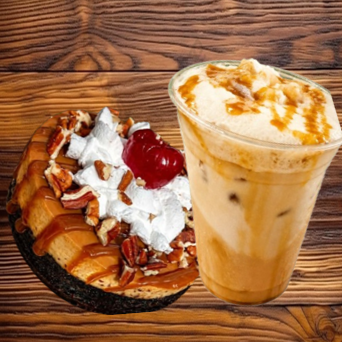 Combo Latte Frio y Choco Flan Inidividual