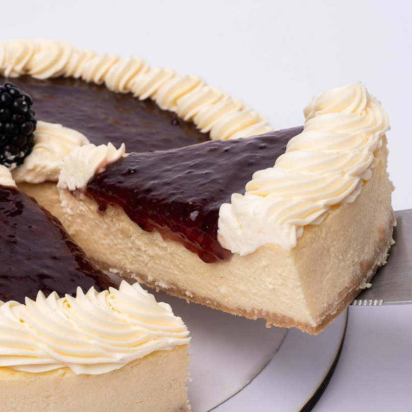 Rebanada de Cheesecake de Zarzamora