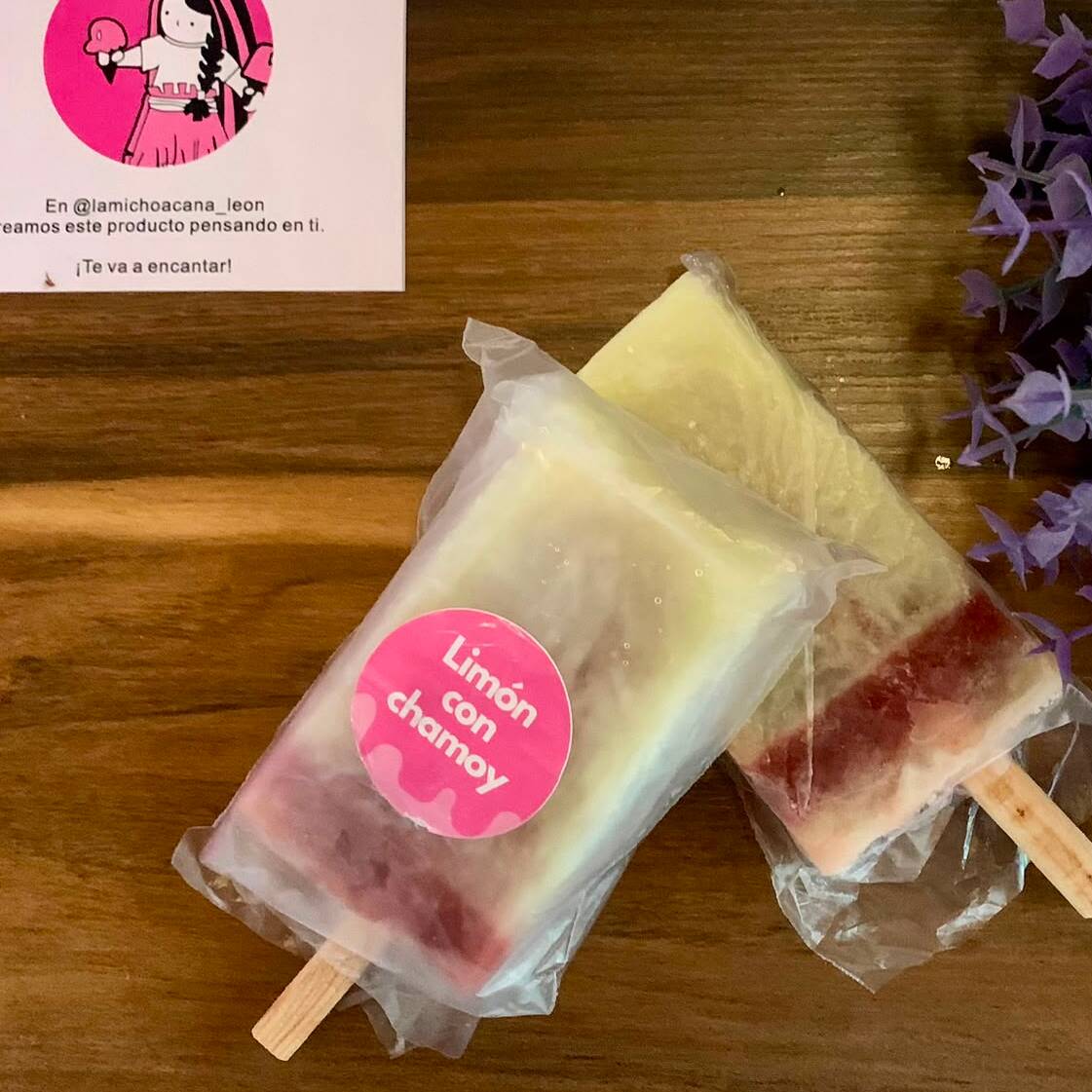 Paleta de Limon con Chamoy