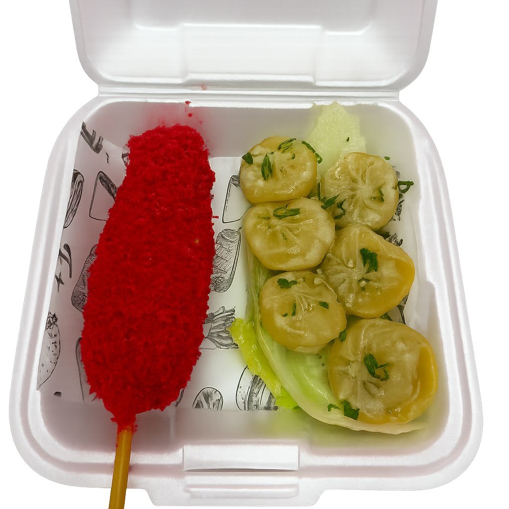 DUMPLINGS + BANDERILLA FLAMIN HOT