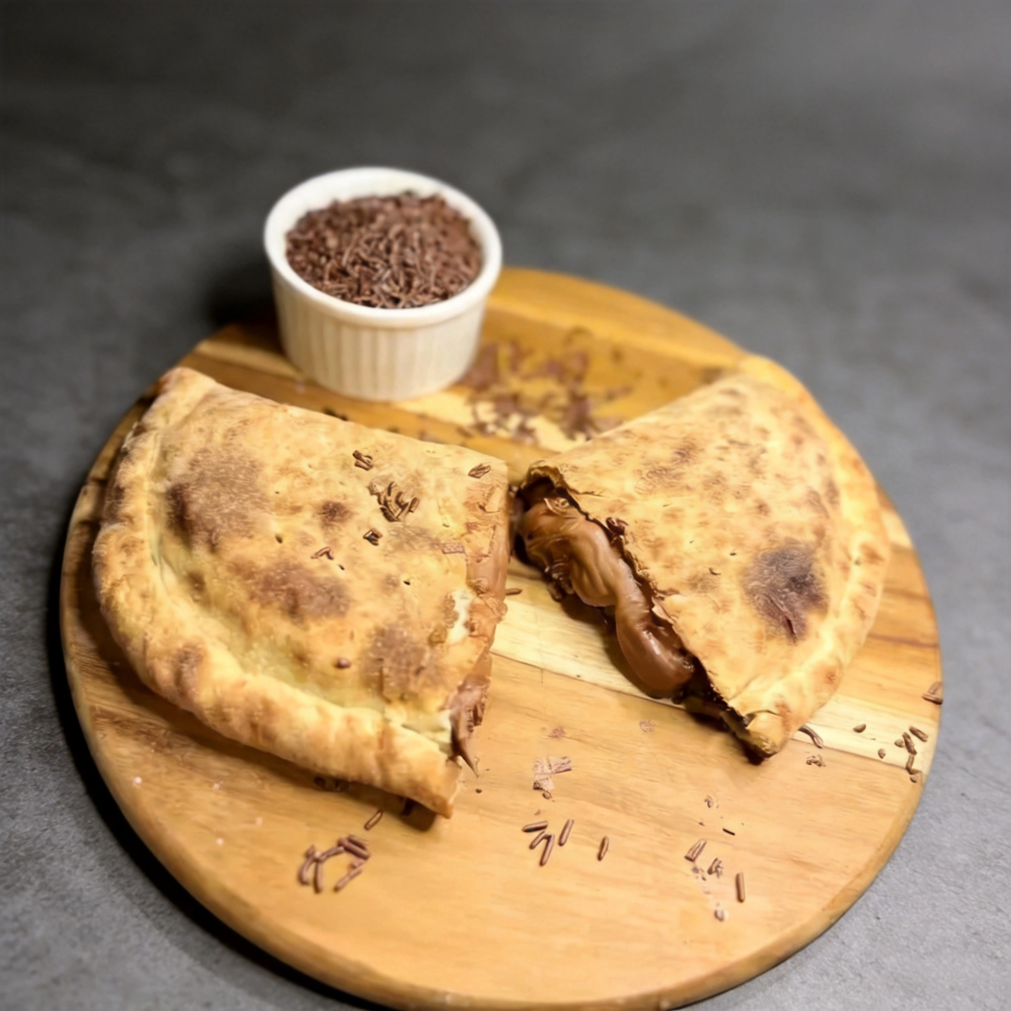 Chocolate e granulado
