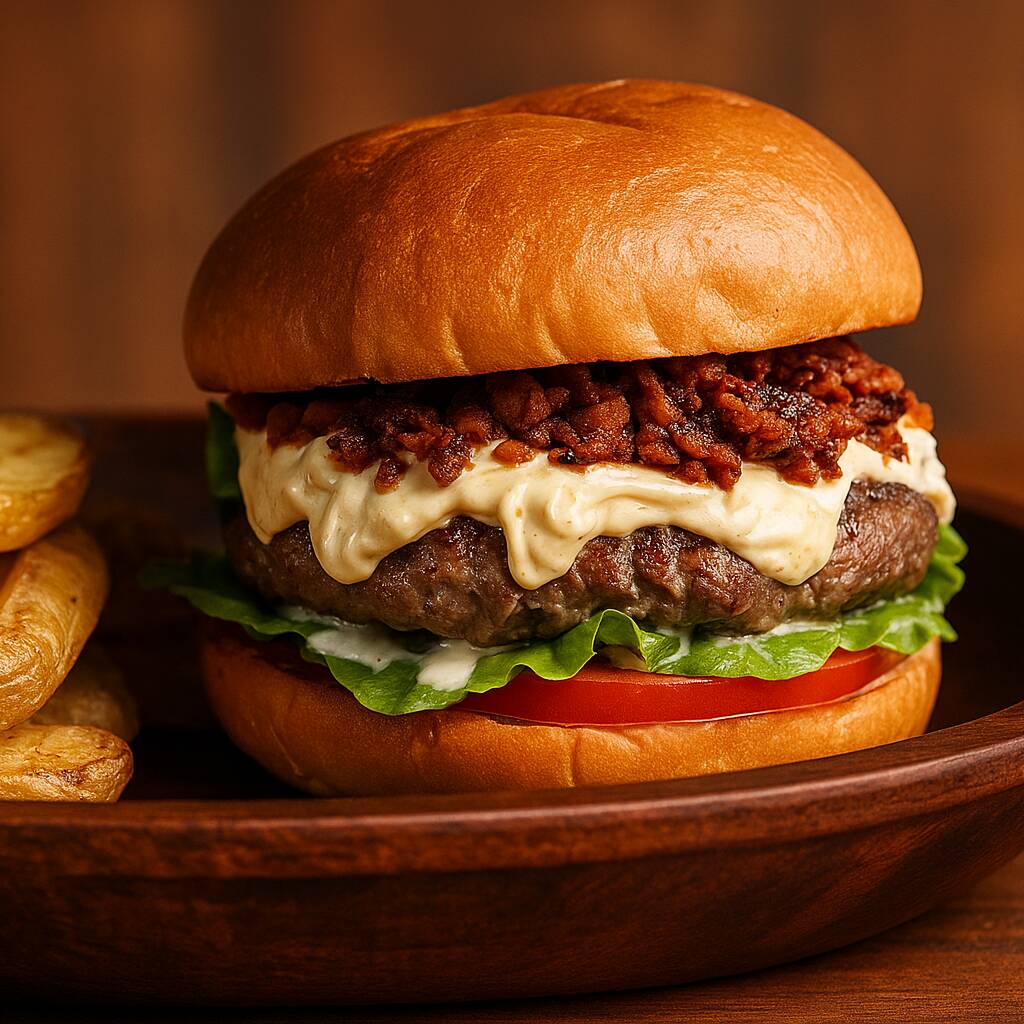 Choriburger (Con Papas a la Francesa)