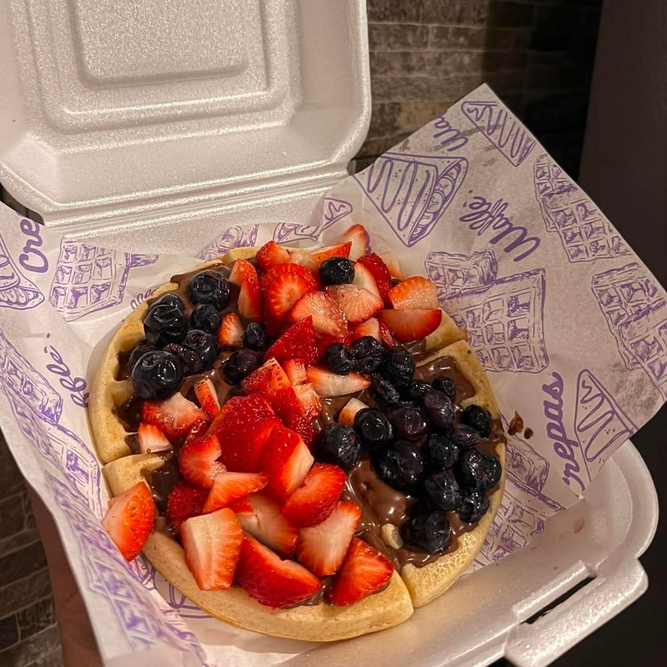 Personaliza Tu Waffle 18cm 3 ingredientes