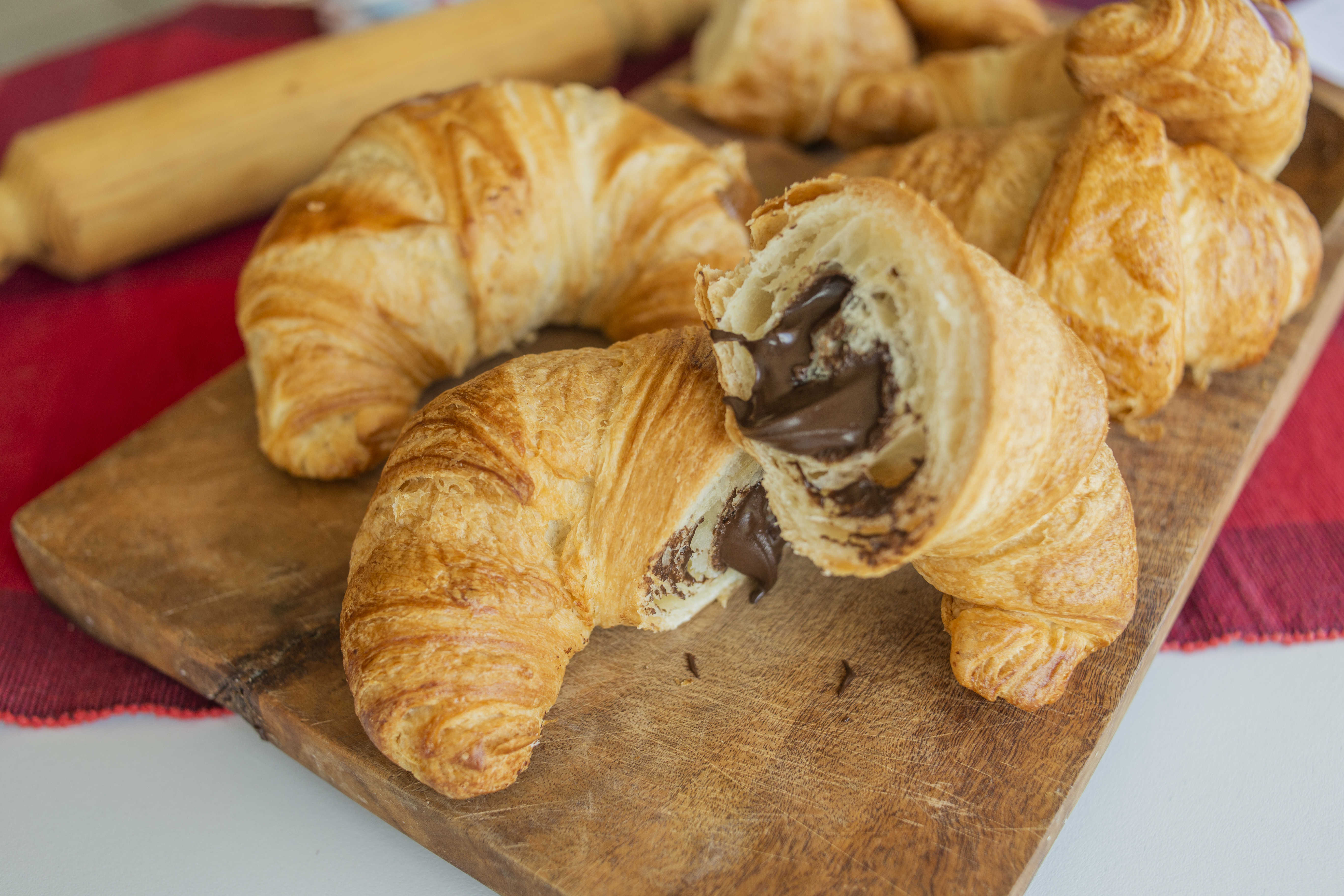 Croissant Relleno de Chocolate