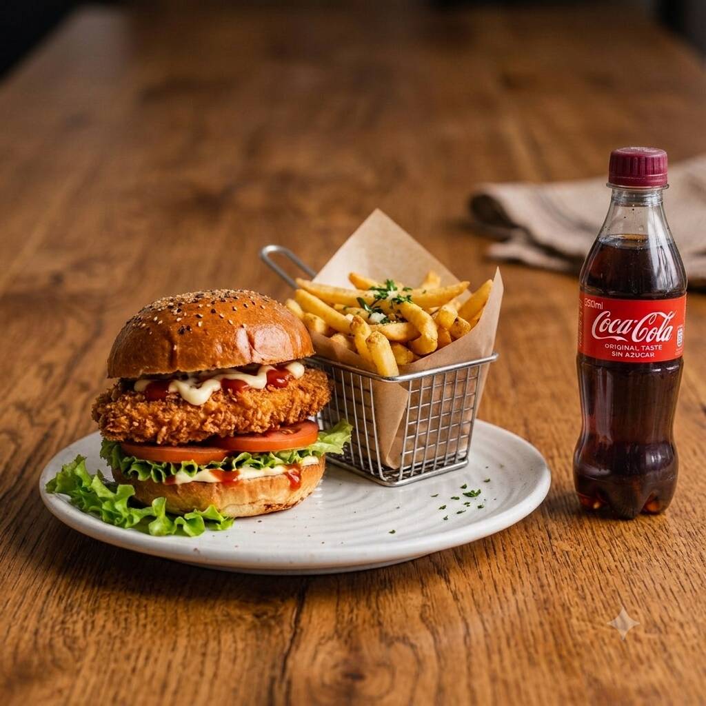 Combo Hamburguesa Completo