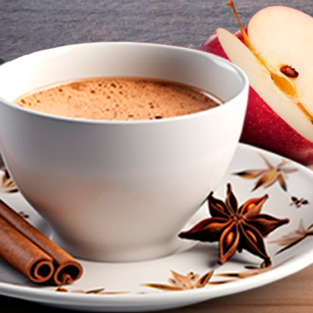 Té Chai manzana canela caliente