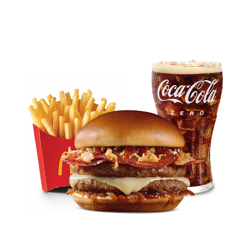 McCombo Mediano Crispy Onion Barbecue 2 Carnes