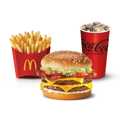McTrío Mediano Grand Bacon Deluxe Doble