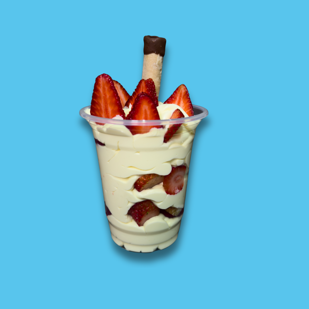 Fresas con Crema Artesanal 12oz